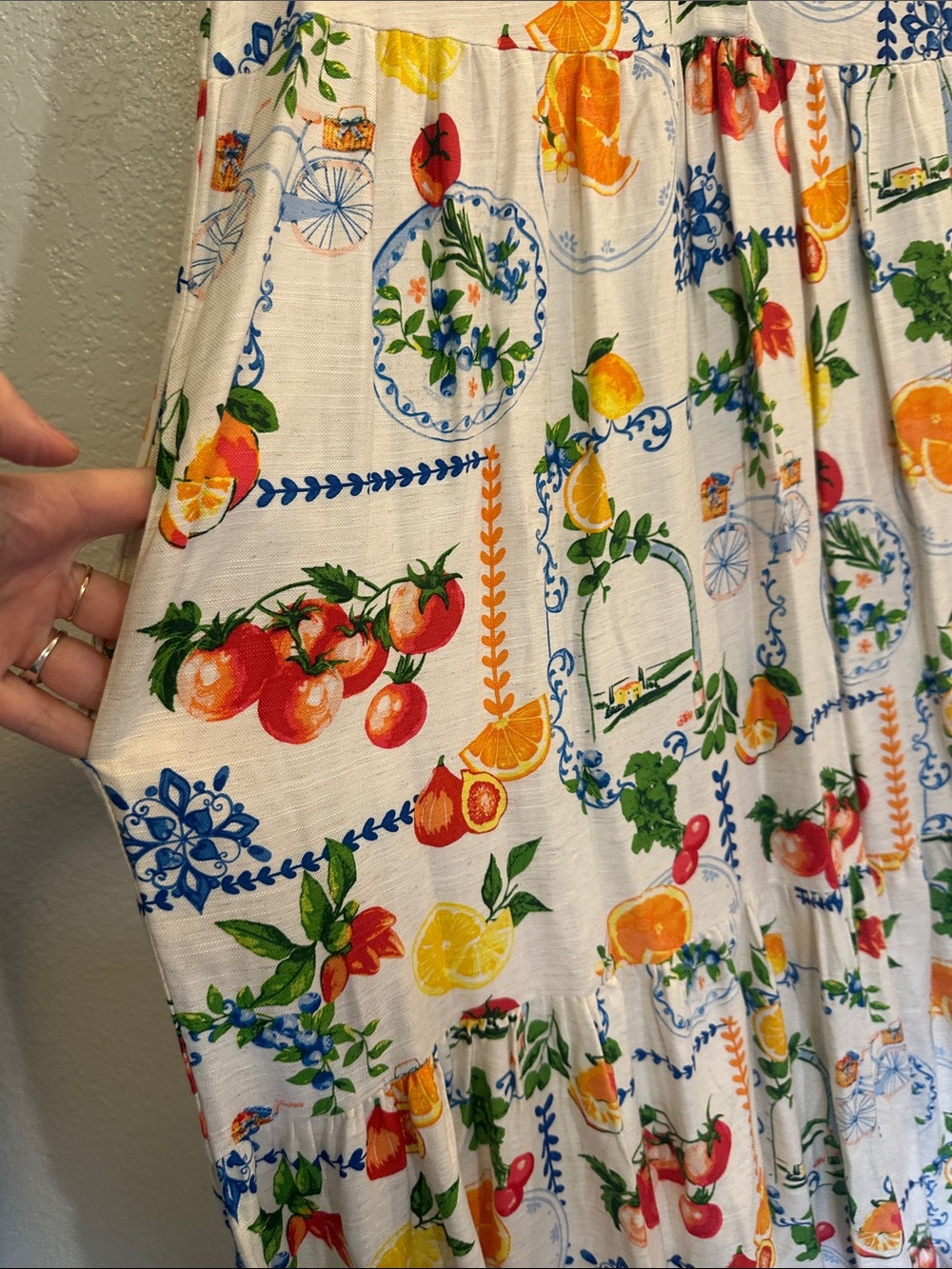 Jane Delancey White Mediterrenean Print Women’s Dress NWOT S - Picture 4 of 5